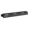Rackmount Horizontal Finger Duct Cable Manager with Cover